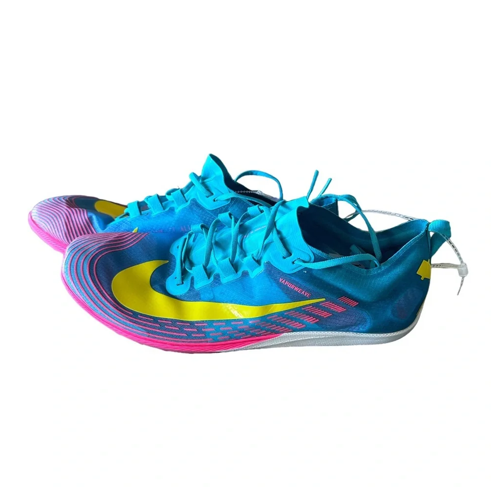 New Men Nike Zoom Victory 5 XC Lakeside Opti Yellow Track Shoes No Spikes